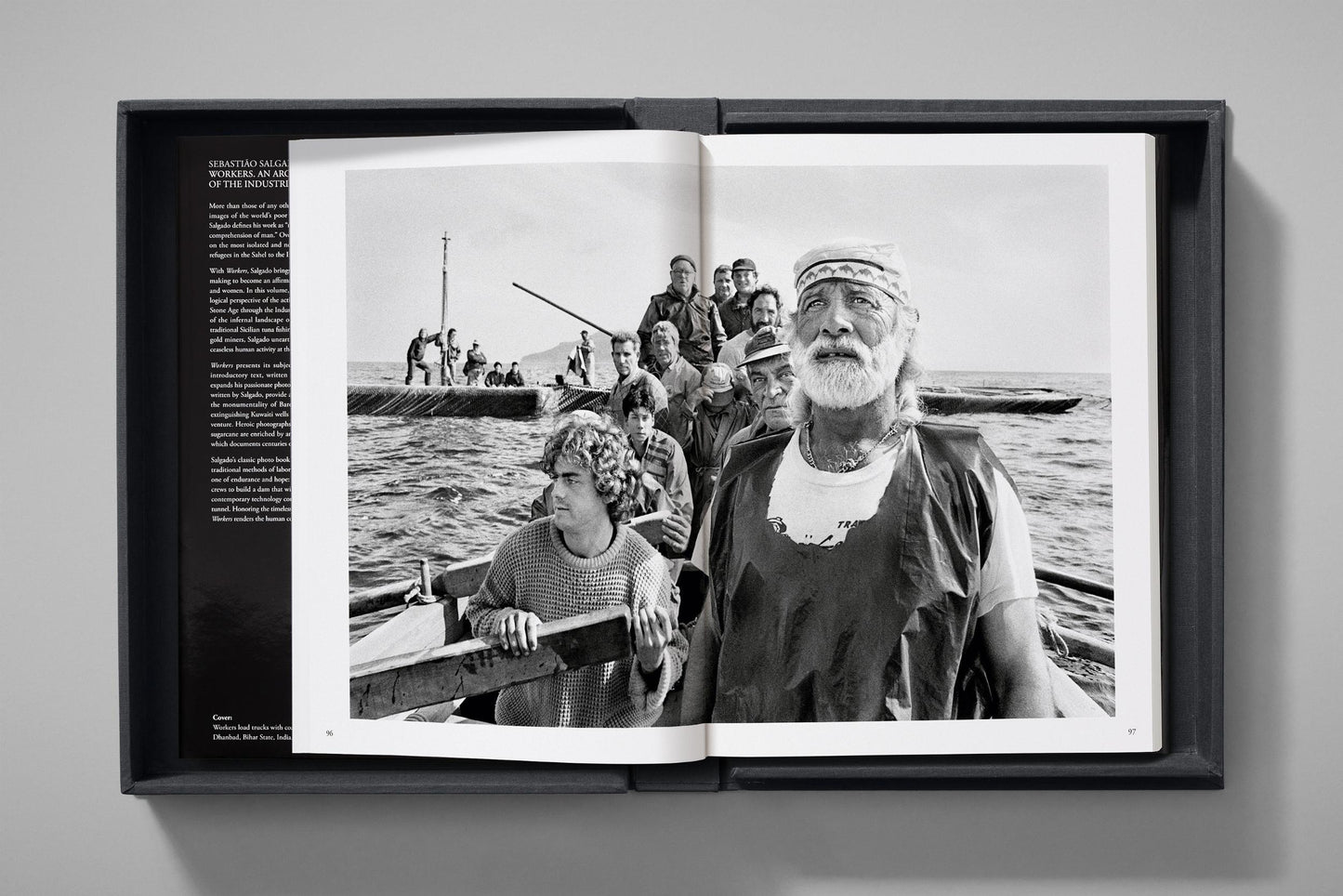 Sebastião Salgado. Workers. Art Edition No. 1–100 ‘Fishermen, Trapani, Italy, 1991’ (English) (SA)