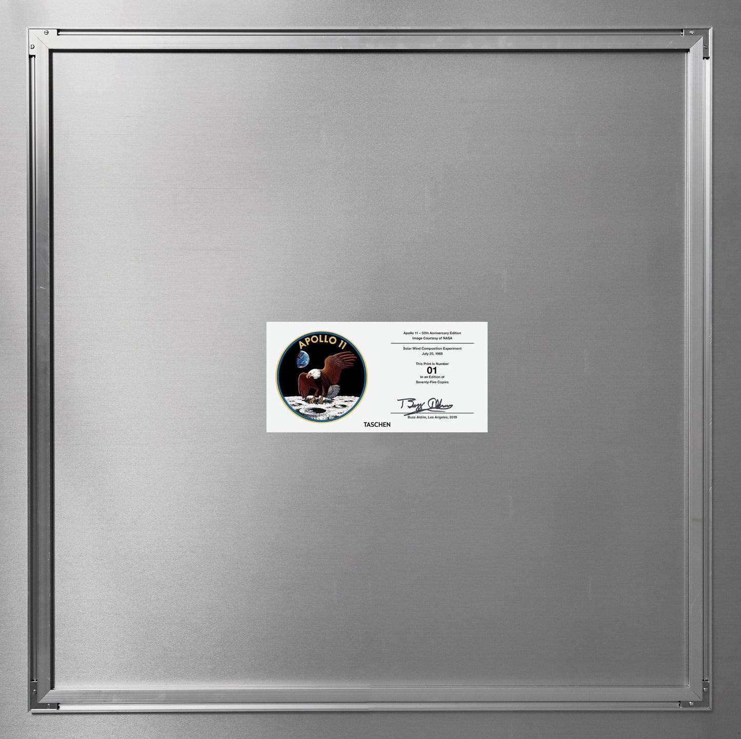 Buzz Aldrin. Apollo 11. ‘Solar Wind Composition Experiment’