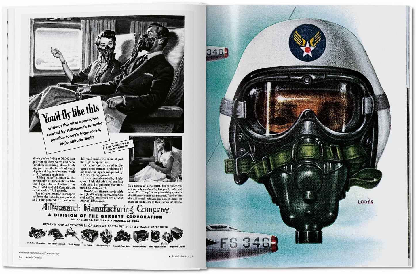 All-American Ads of the 50s (German, French, English)