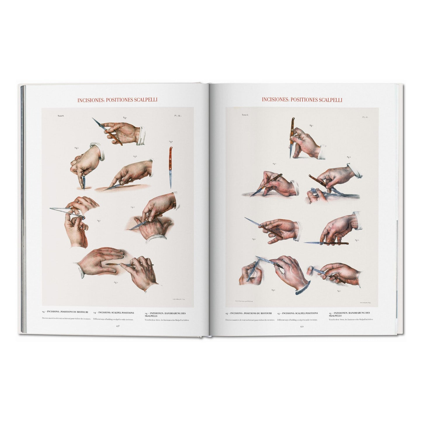 Bourgery. Atlas of Human Anatomy and Surgery (German, French, English)