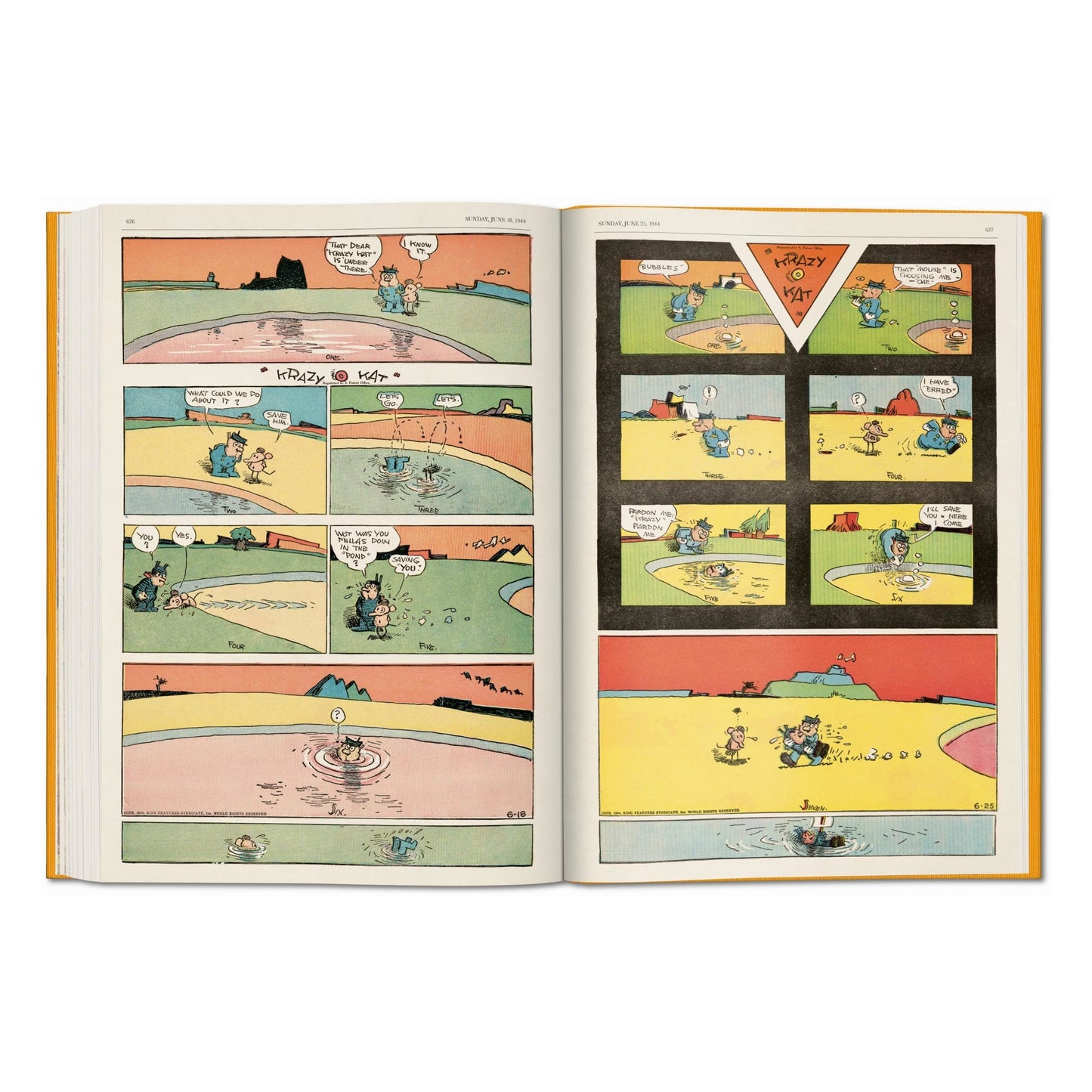 George Herriman’s “Krazy Kat”. The Complete Color Sundays 1935–1944 (English)