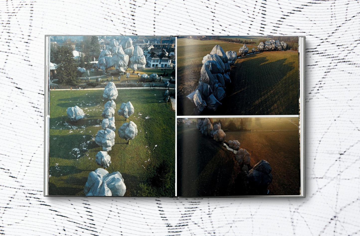 Christo and Jeanne-Claude. Wrapped Trees. Basel 1997–1998 (German, French, English)