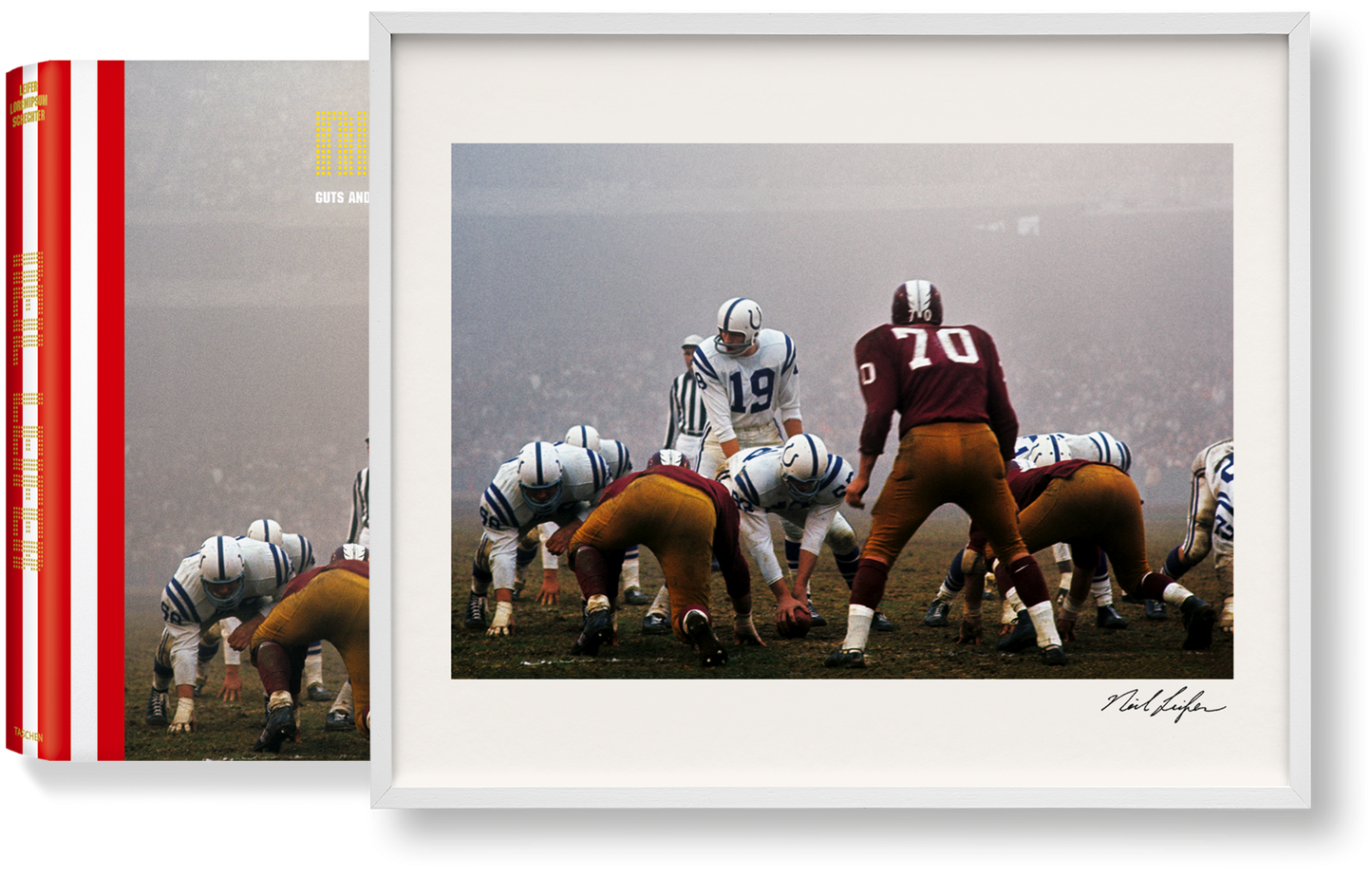 Neil Leifer. Guts & Glory, Art Edition No. 1–100 ‘Johnny Unitas’ (German, French, English) (AP)