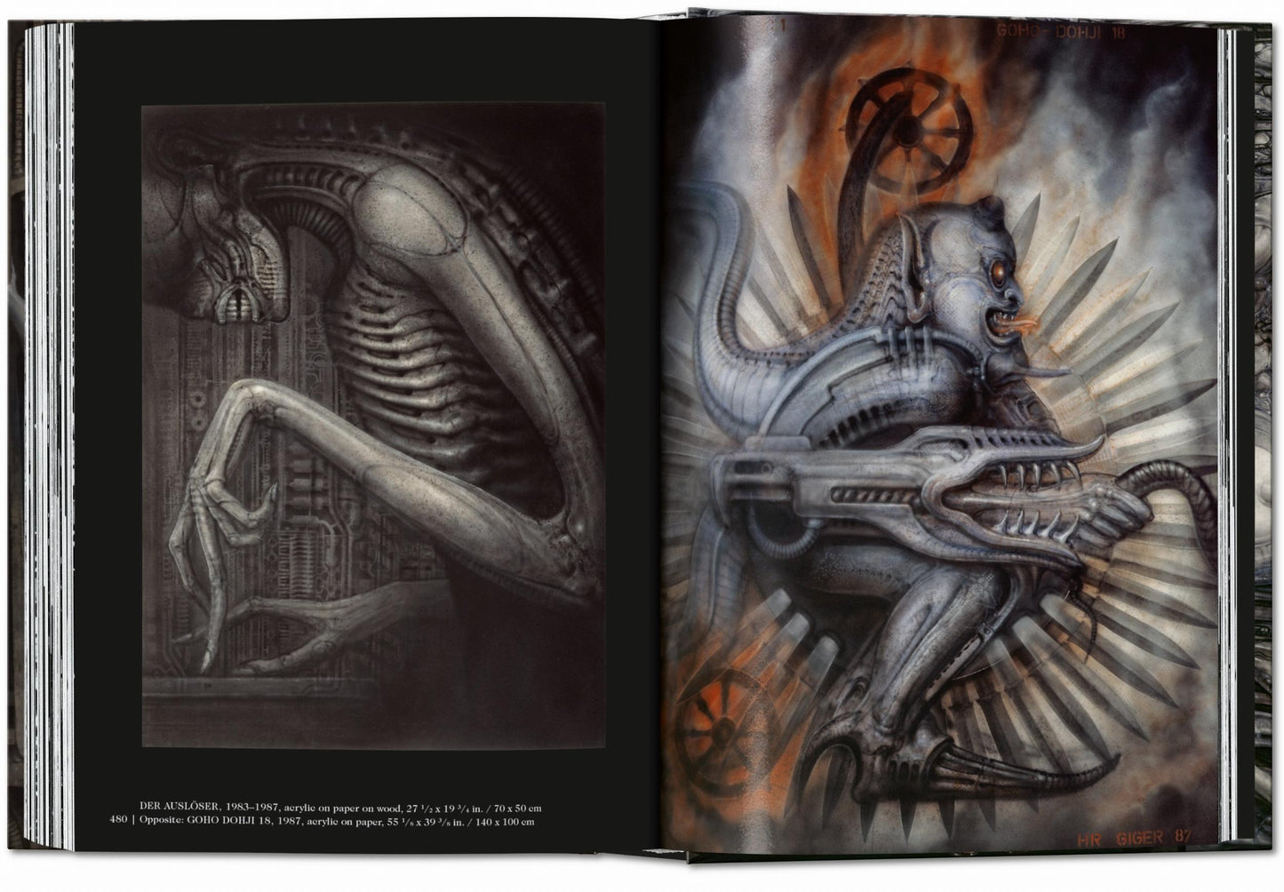 HR Giger. 40th Ed. (German, French, English)