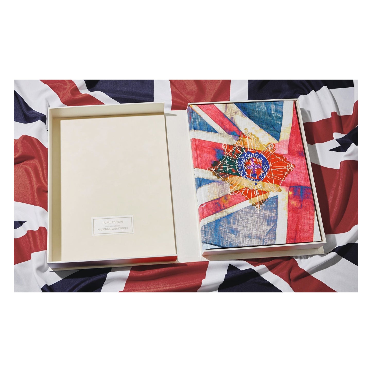 Her Majesty. Vivienne Westwood Edition No. 1–500. Harry Benson ‘Royal Greeting’ (German, French, English) (AP)