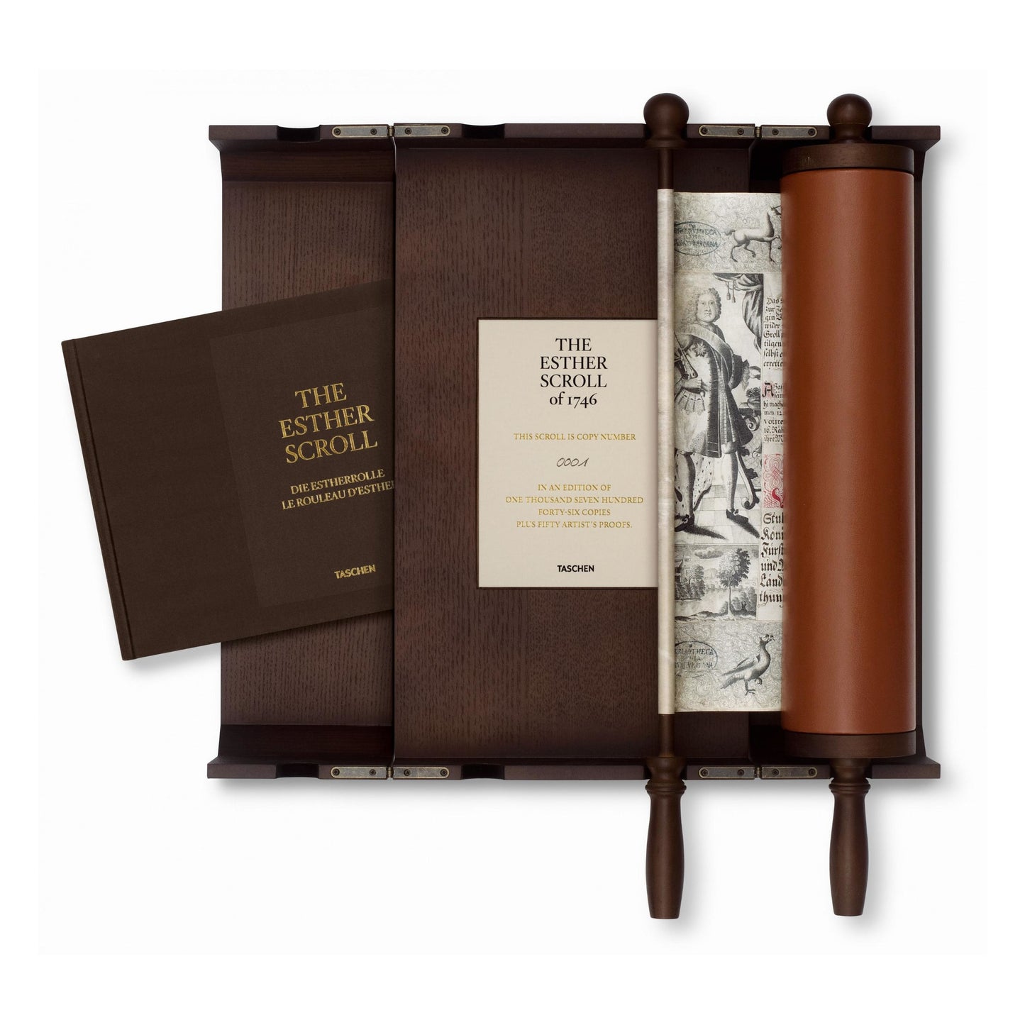 The Esther Scroll (German, French, English)