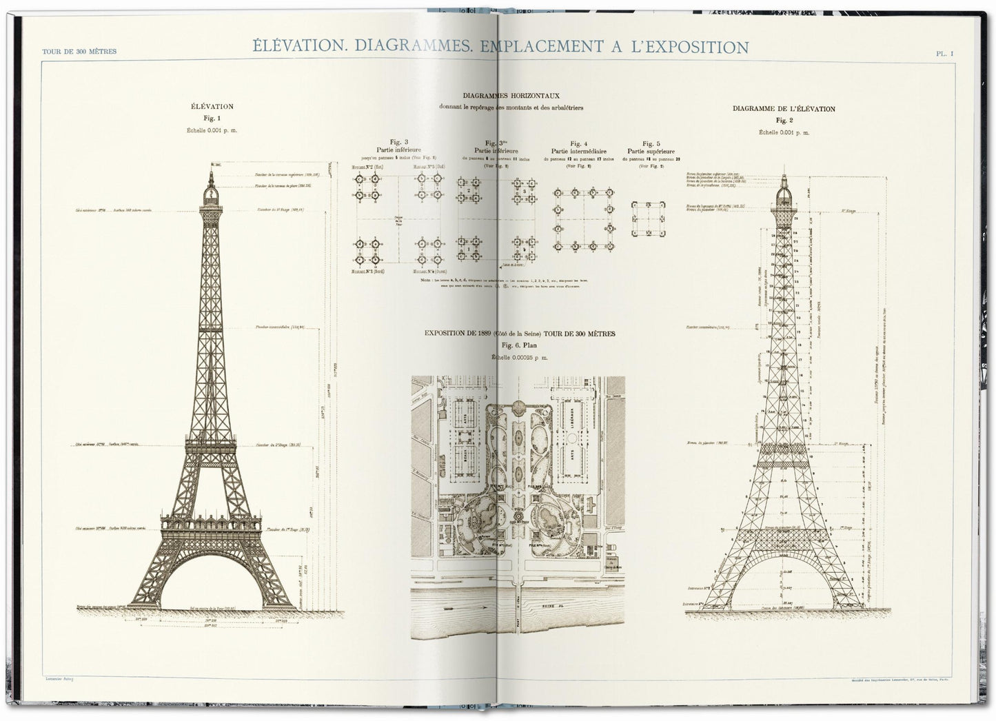 The Eiffel Tower (German, French, English, Italian)