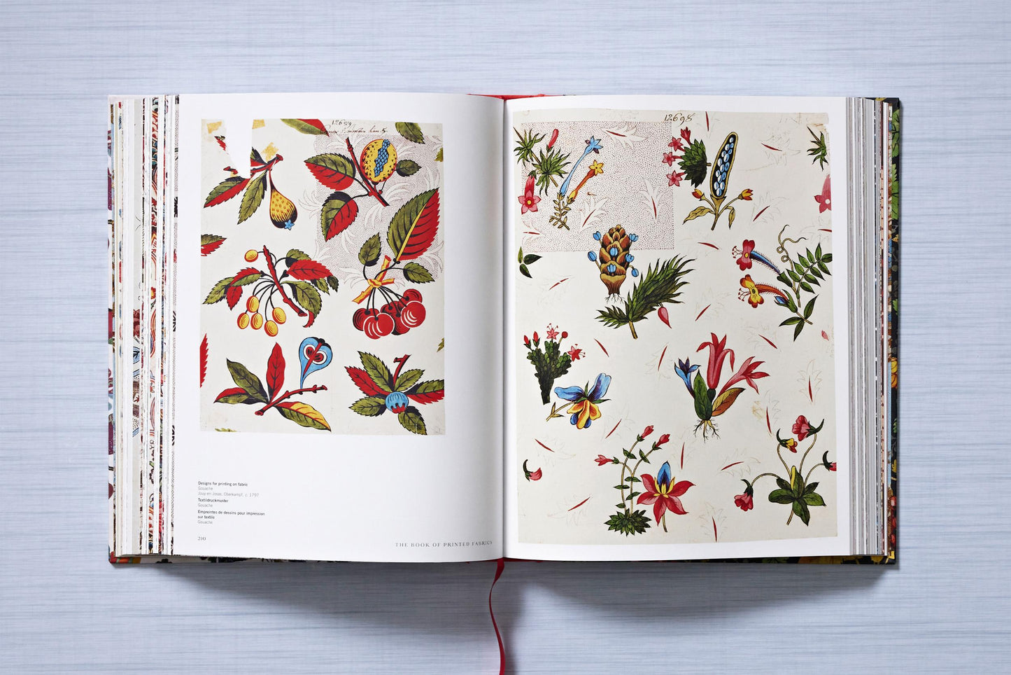 The Book of Printed Fabrics. From the 16th century until today (German, French, English)