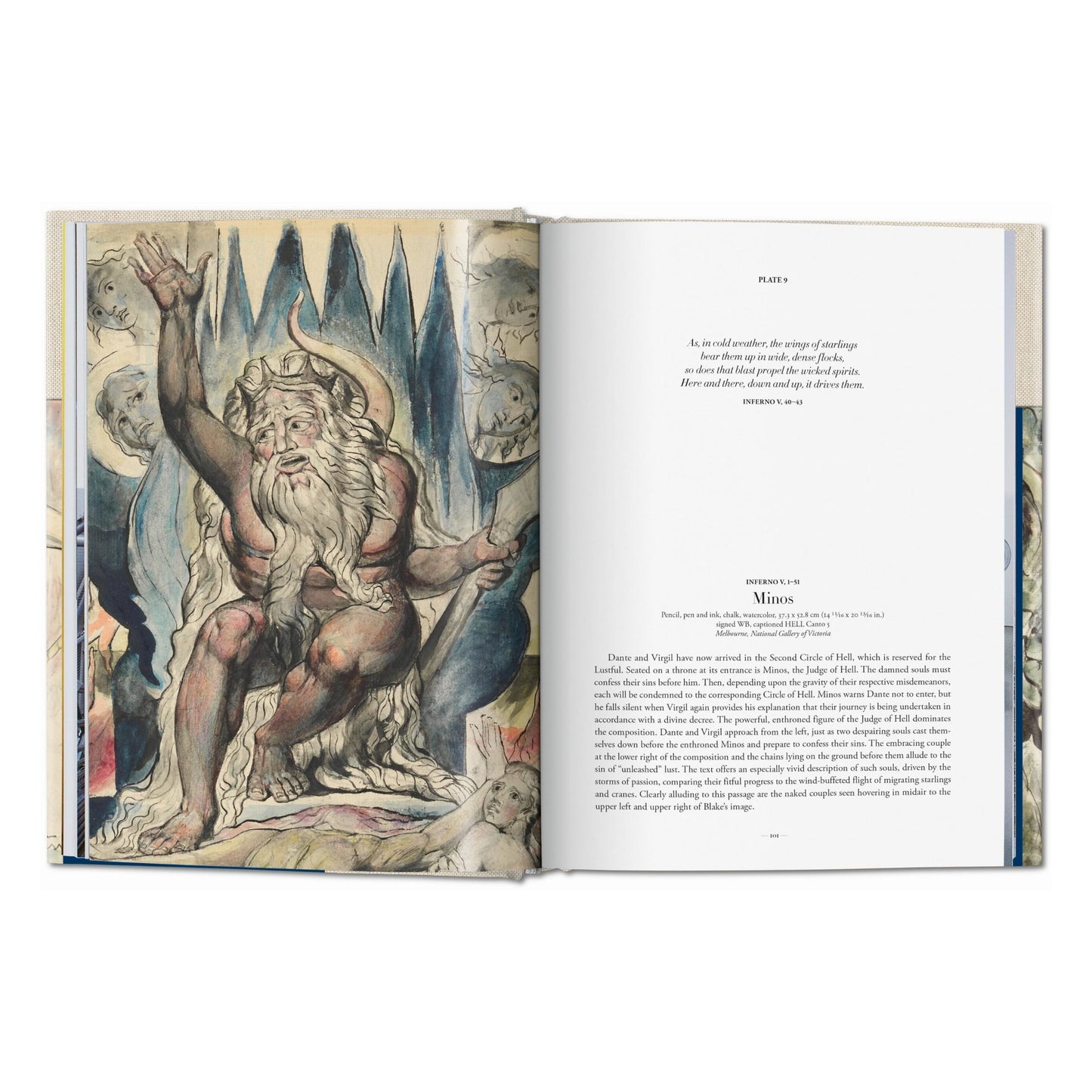 William Blake. Dante’s ‘Divine Comedy’. The Complete Drawings (English)