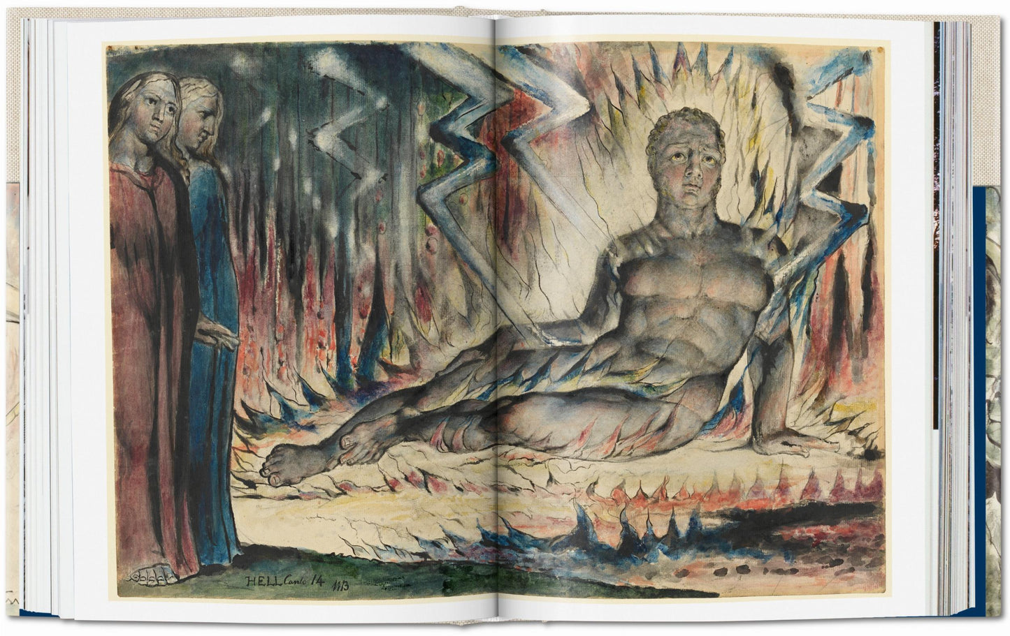 William Blake. La Divine Comédie de Dante. L'ensemble de dessins (French)