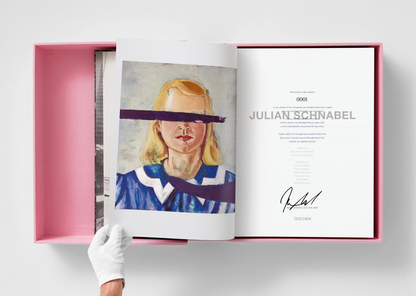 Julian Schnabel. Art Edition No. 1–35 ‘Overpainted cover’ (German, French, English) (AP)