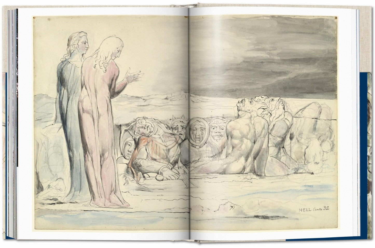 William Blake. La Divine Comédie de Dante. L'ensemble de dessins (French)