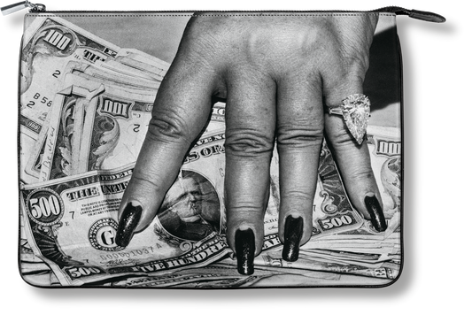 TASCHEN Pouch. Helmut Newton ‘Fat Hand and Dollars’