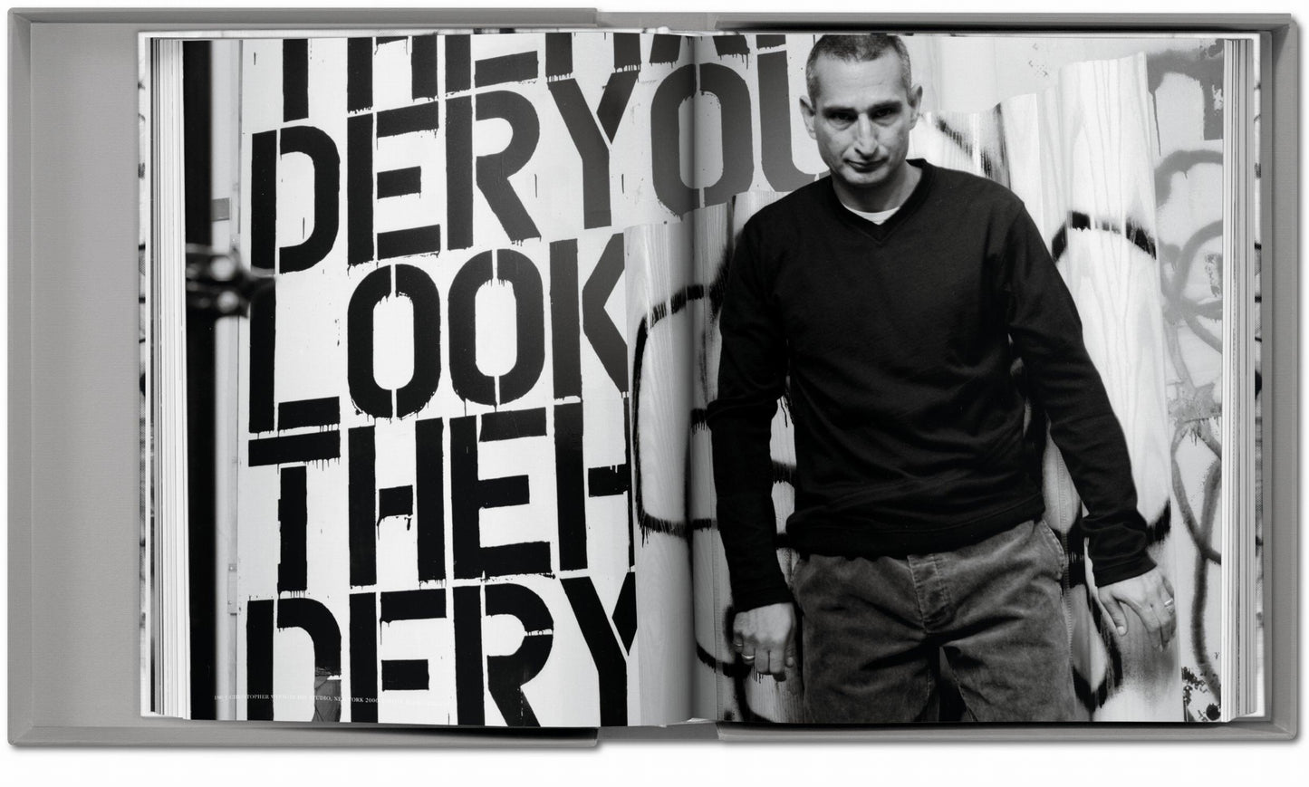 Christopher Wool (German, French, English)