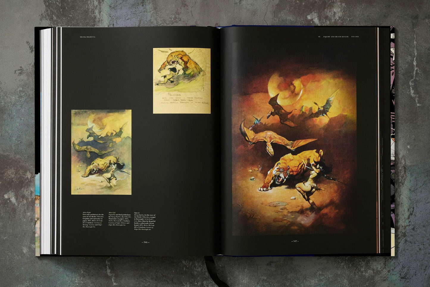 The Fantastic Worlds of Frank Frazetta (German, French, English)