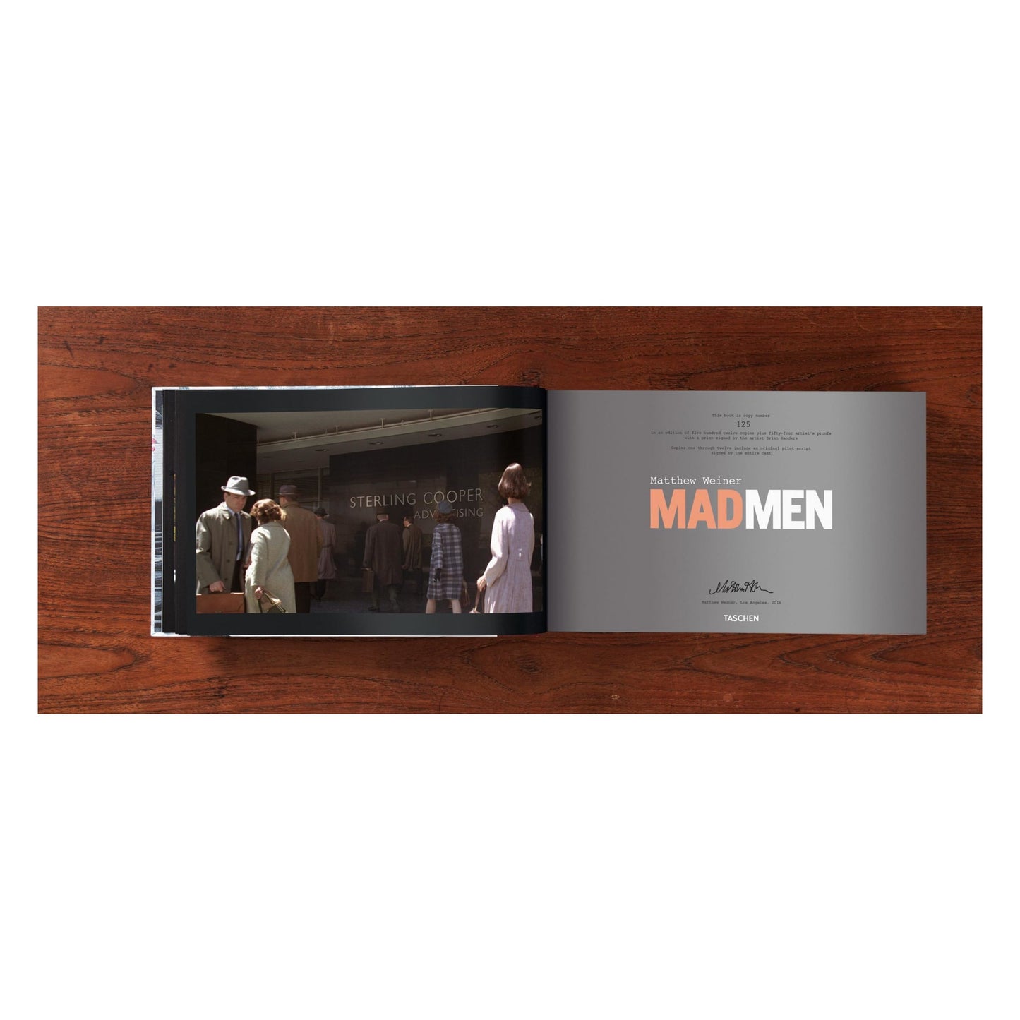 Matthew Weiner. Mad Men. Art Edition No. 1–500. Script Edition (English)