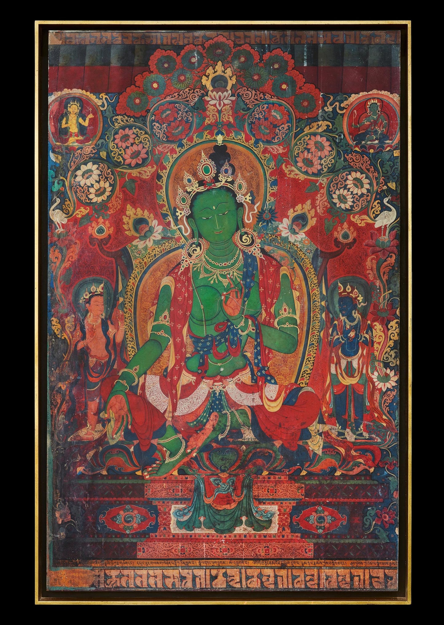 Thomas Laird. Murals of Tibet. Art Edition No. 41–80 ‘Green Tara, Gyantse Kumbum (ca. 1420)’ (English)