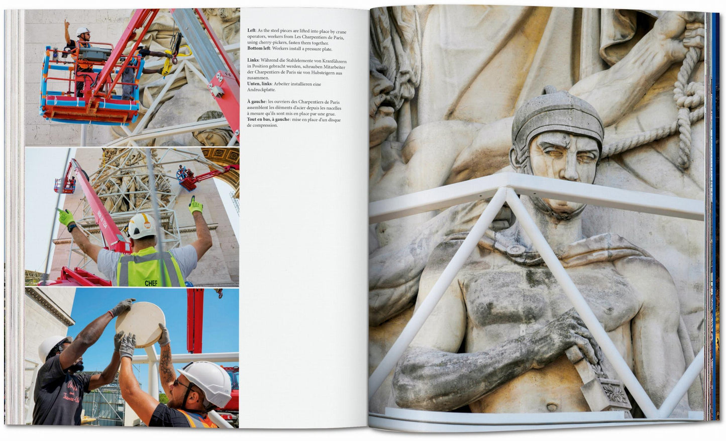 Christo and Jeanne-Claude. L’Arc de Triomphe, Wrapped (German, French, English)