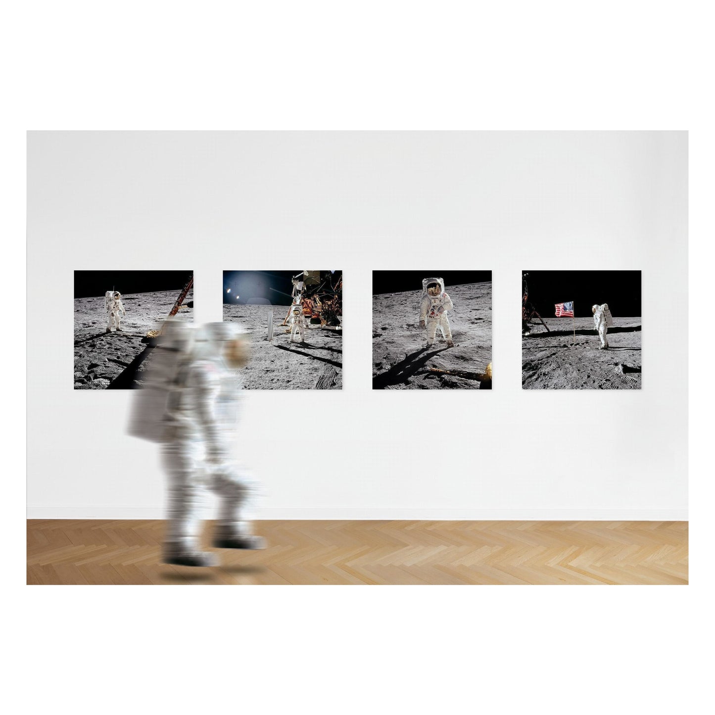 Buzz Aldrin. Apollo 11. ‘Flag on the Moon’