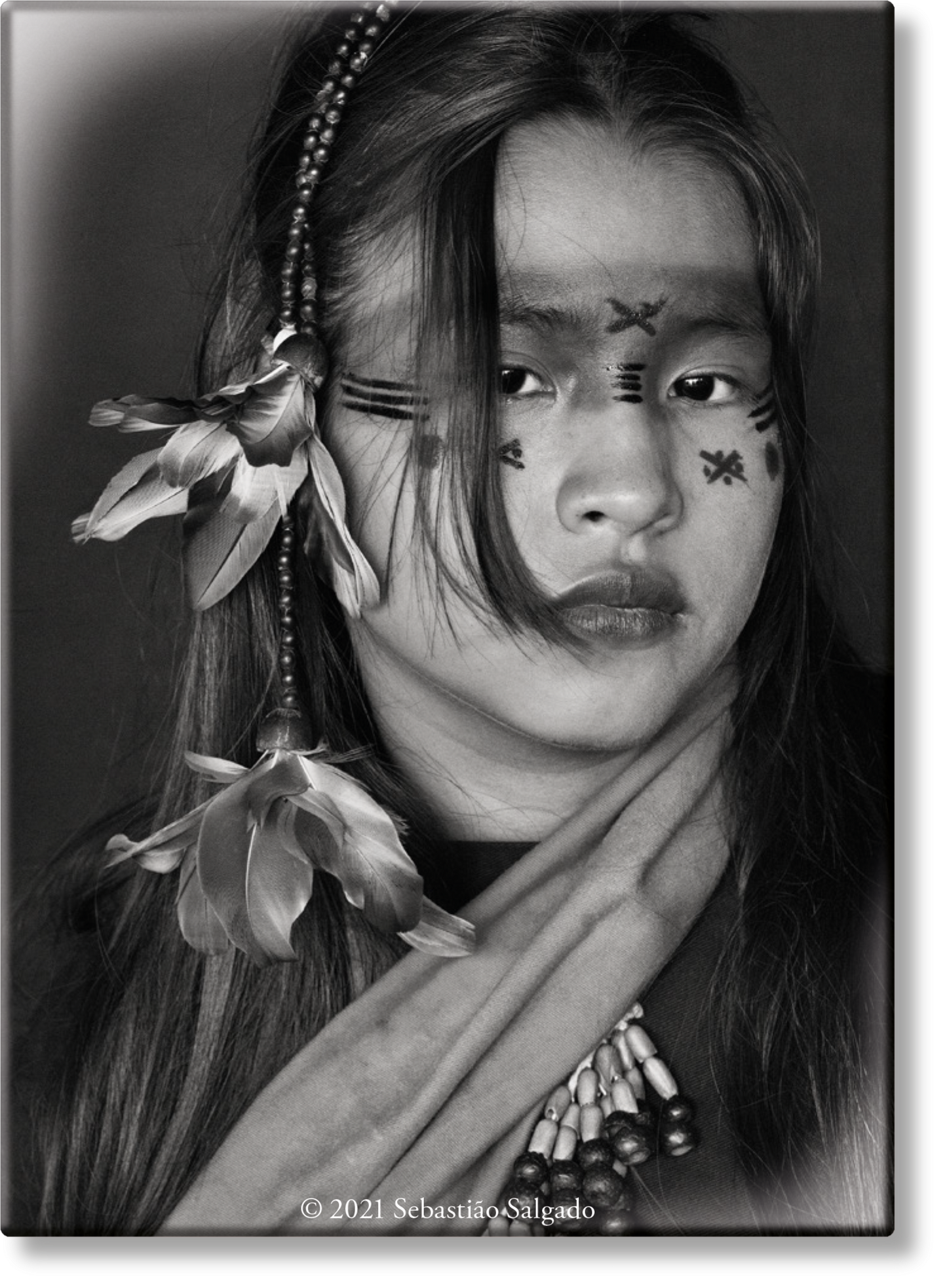 Salgado. Amazônia. Magnet ‘Ashaninka Girl’