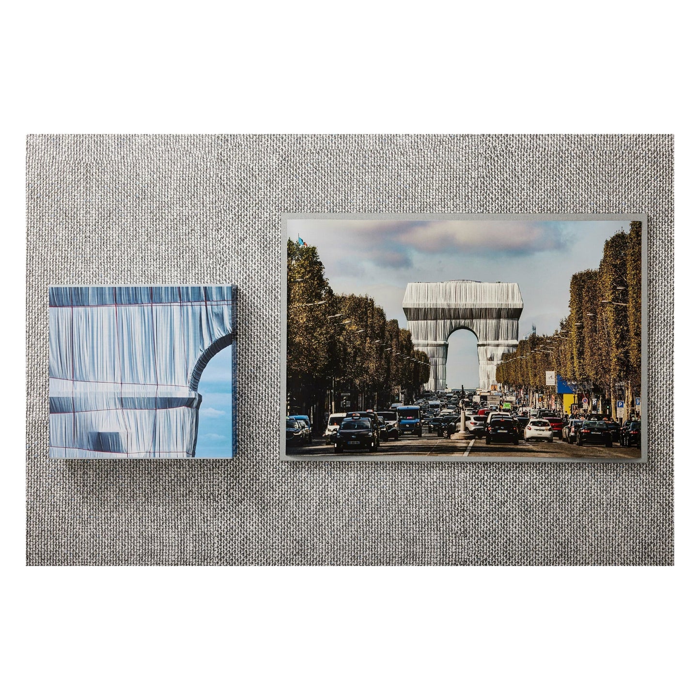 Christo and Jeanne-Claude. L'Arc de Triomphe, Wrapped, by Day. Art Edition No. 1-250 (German, French, English) (AP)