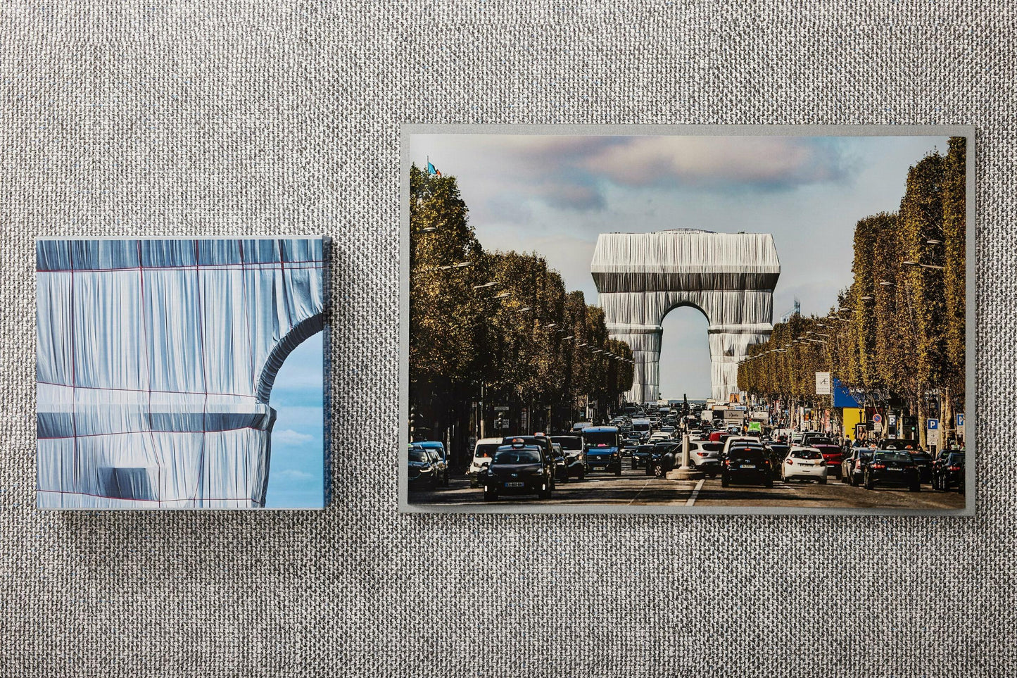 Christo and Jeanne-Claude. L'Arc de Triomphe, Wrapped, by Day. Art Edition No. 1-250 (German, French, English) (AP)