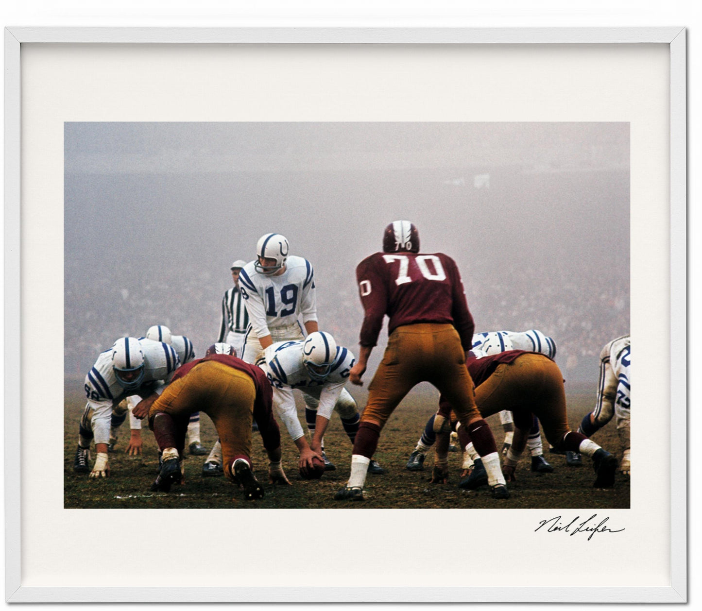 Neil Leifer. Guts & Glory. Art Edition No. 1–100 ‘Johnny Unitas’ (German, French, English)