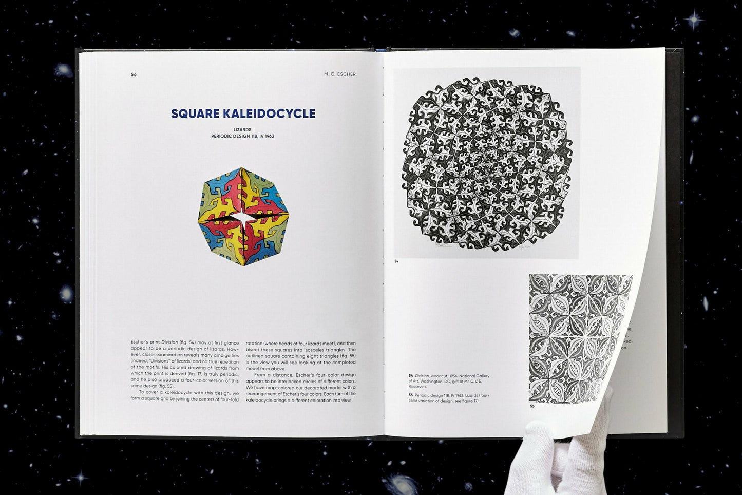 M.C. Escher. Kaleidocycles (English)