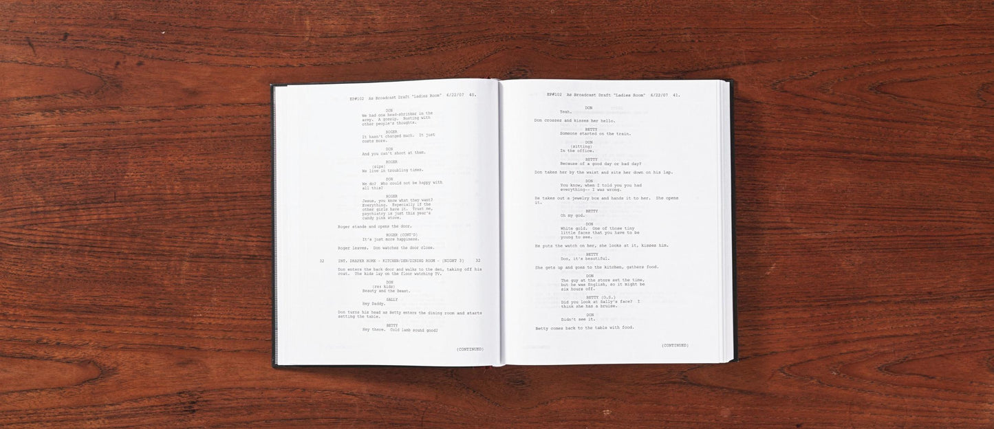 Matthew Weiner. Mad Men. Art Edition No. 1–500. Script Edition (English)