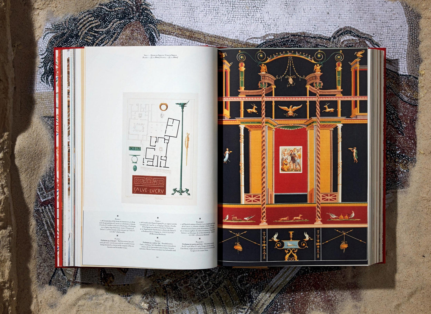 Fausto & Felice Niccolini. Houses and Monuments of Pompeii (German, French, English)