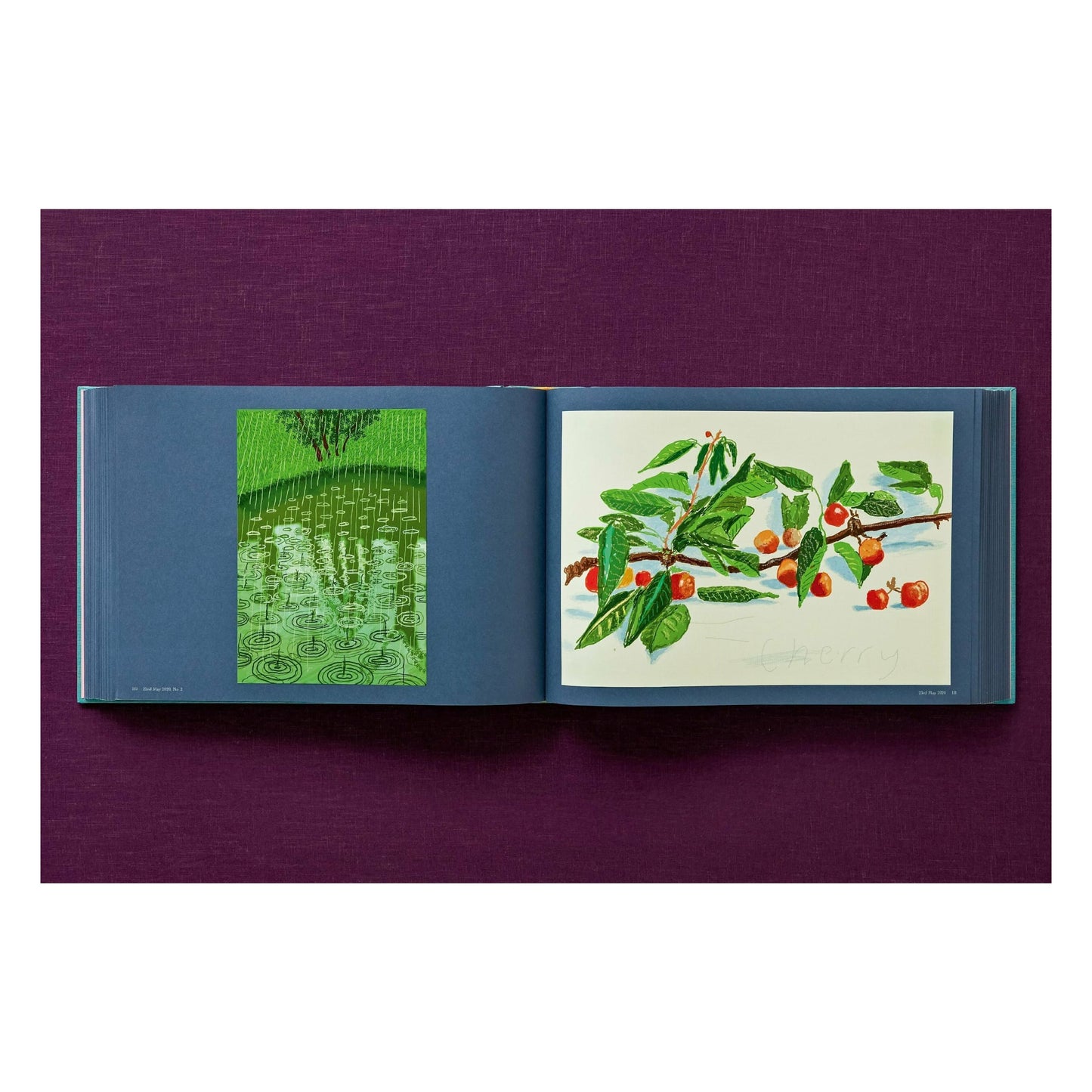 David Hockney. 220 for 2020. Art Edition No. 301–400 ‘My Second Drawing of Beuvron-en-Auge’ (English) (AP)