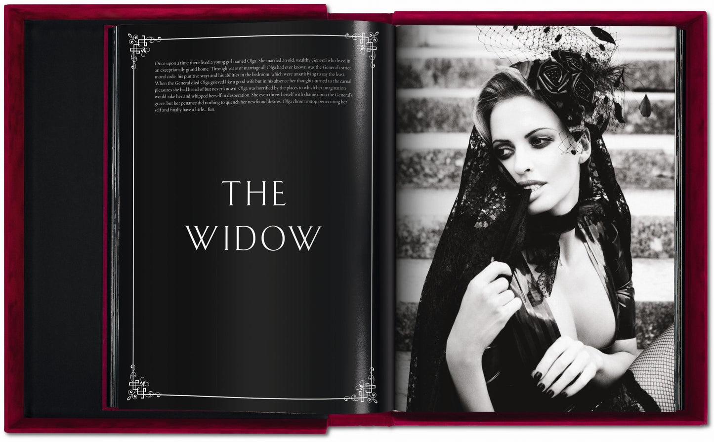 Ellen von Unwerth. The Story of Olga. Art Edition No. 126–250 ‘Widow’ (German, French, English)