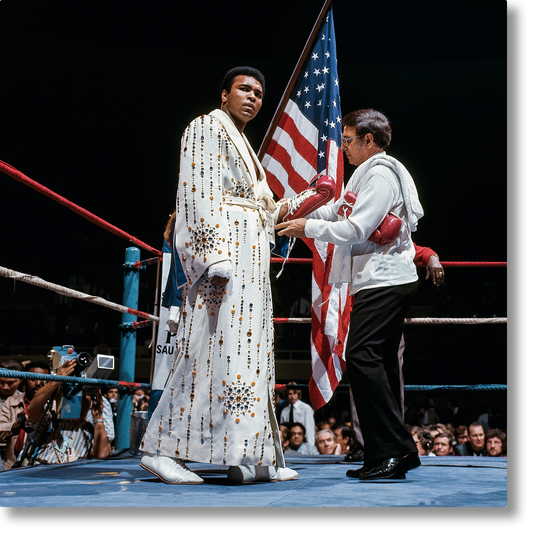 Neil Leifer. Homage to Ali. ‘Ali vs. Bugner, Fit for a King, 1973’