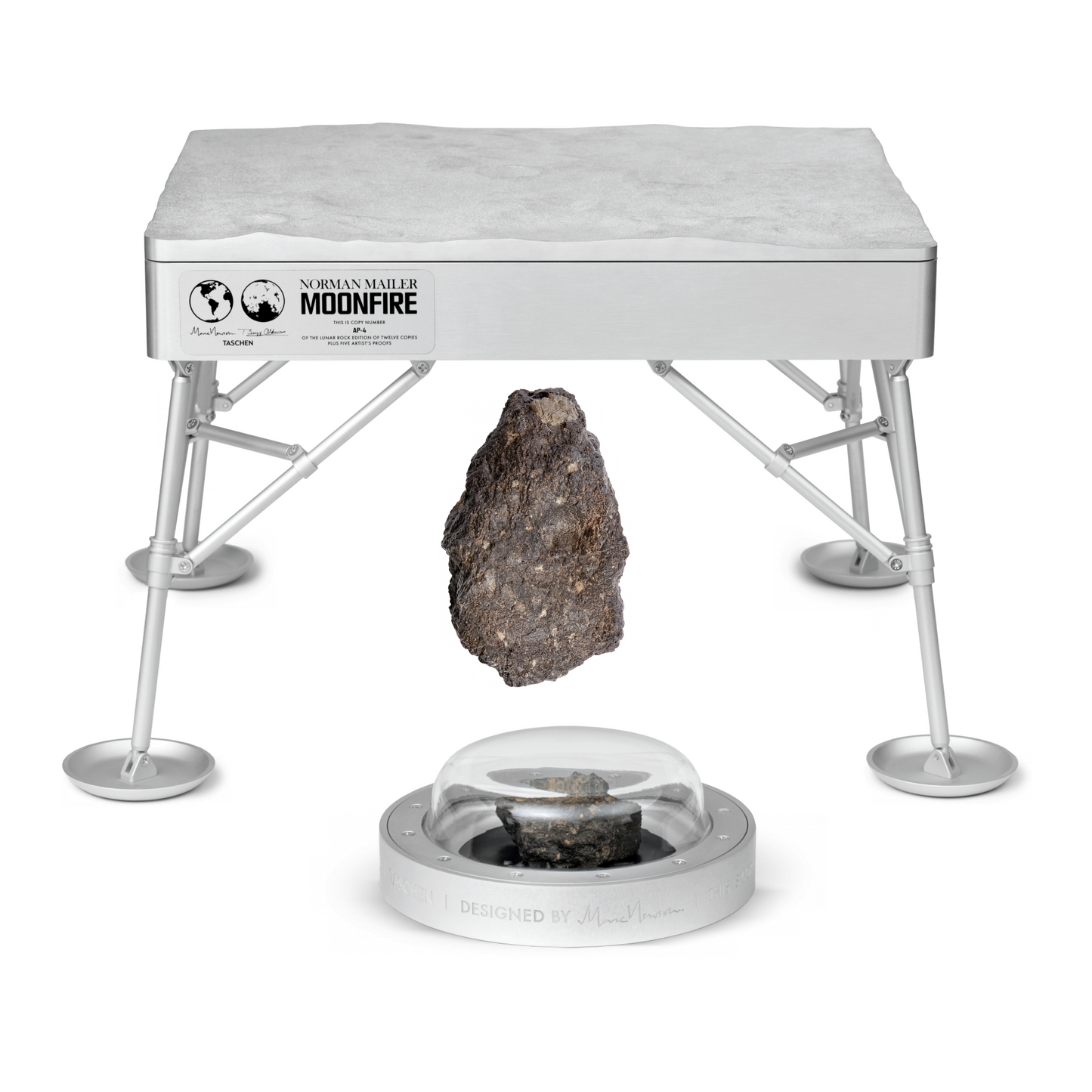Norman Mailer, Marc Newson. MoonFire, Lunar Rock Edition No. 1,968 ‘NWA 4936’ (English)