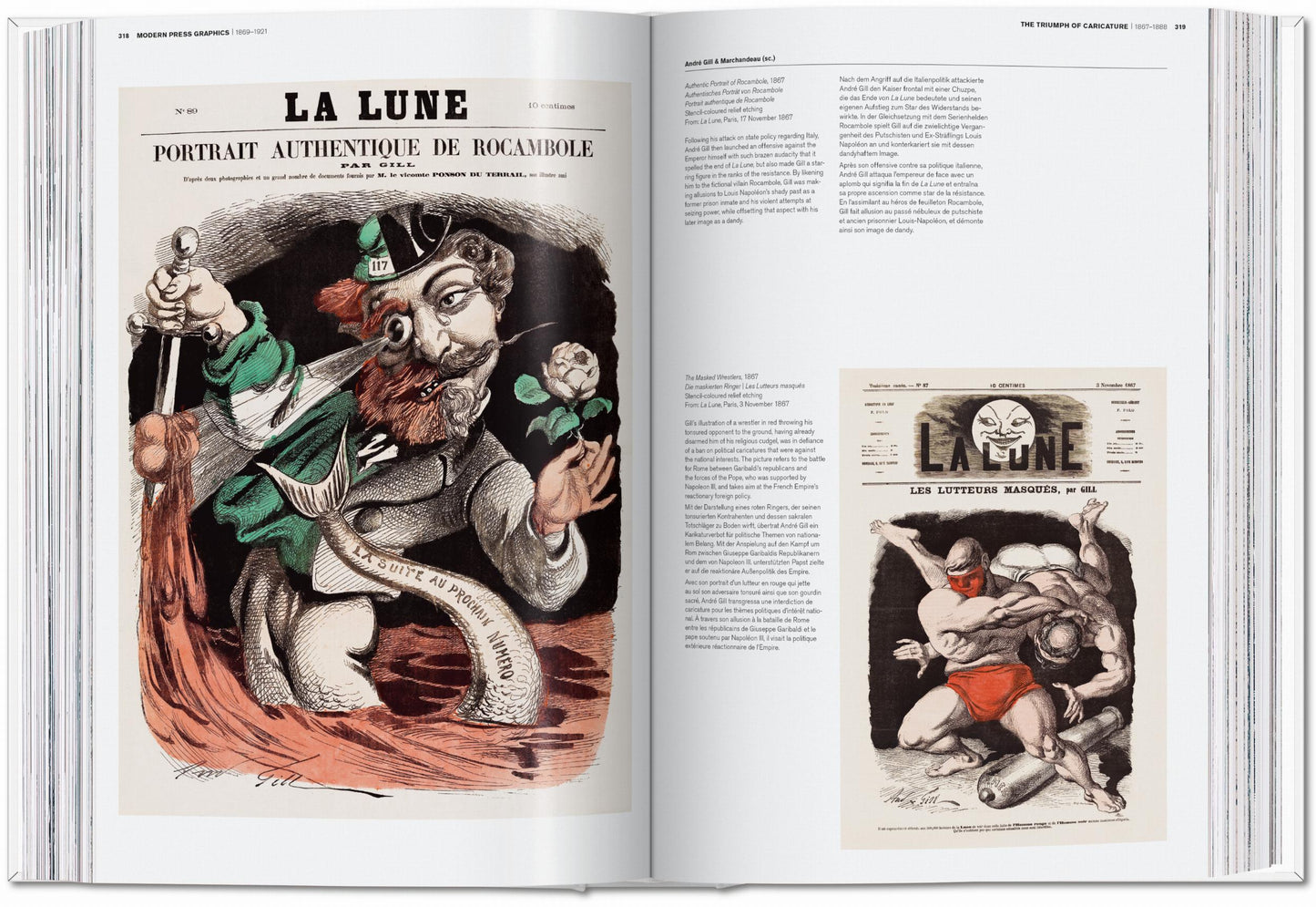 History of Press Graphics. 1819–1921 (German, French, English)