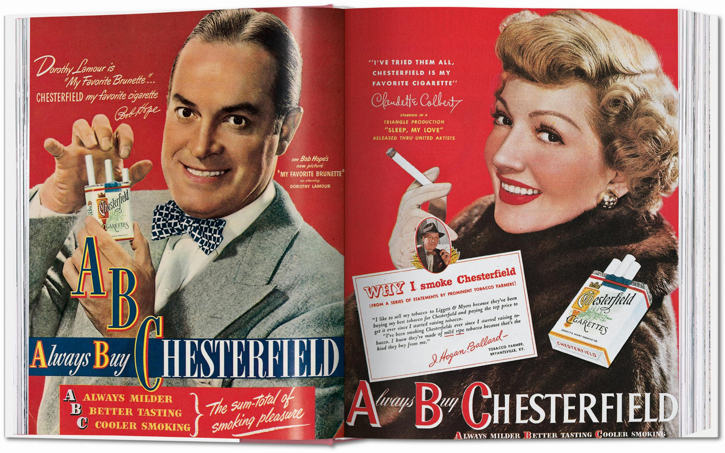 All-American Ads of the 40s (German, French, English)