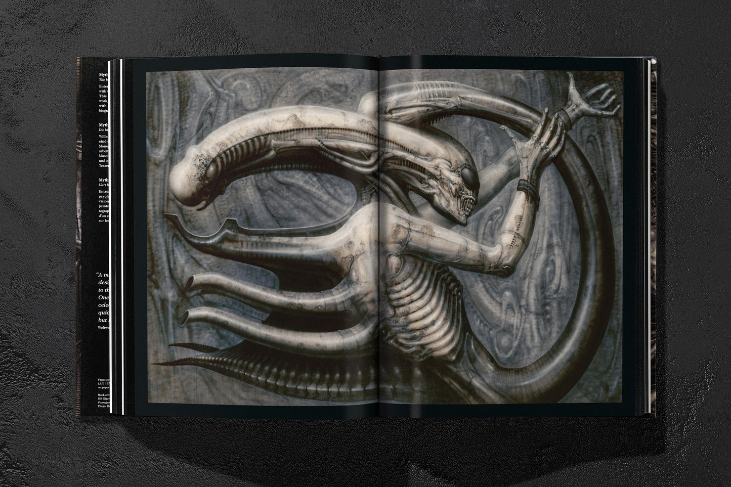 HR Giger (German, French, English)