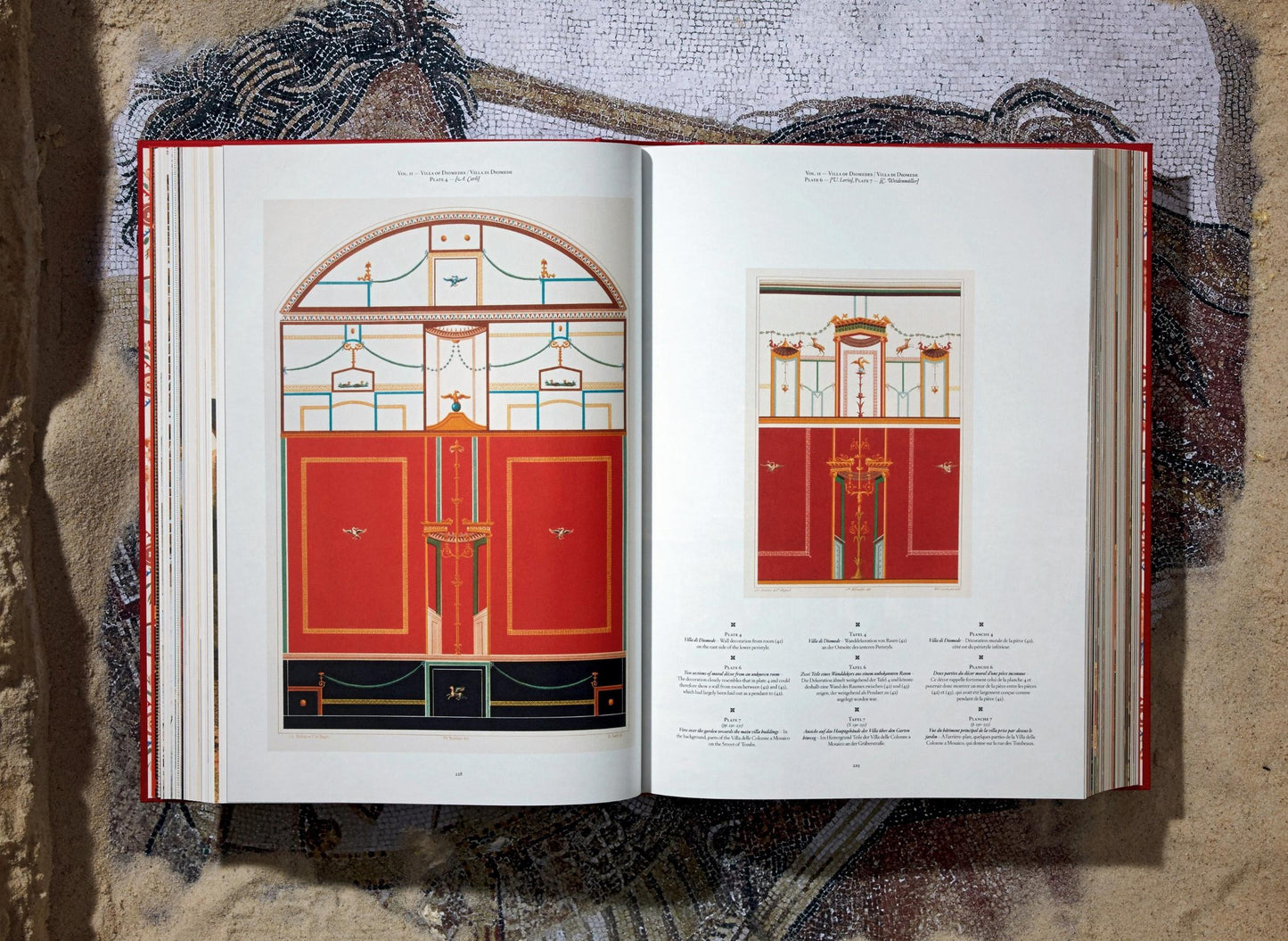 Fausto & Felice Niccolini. Houses and Monuments of Pompeii (German, French, English)