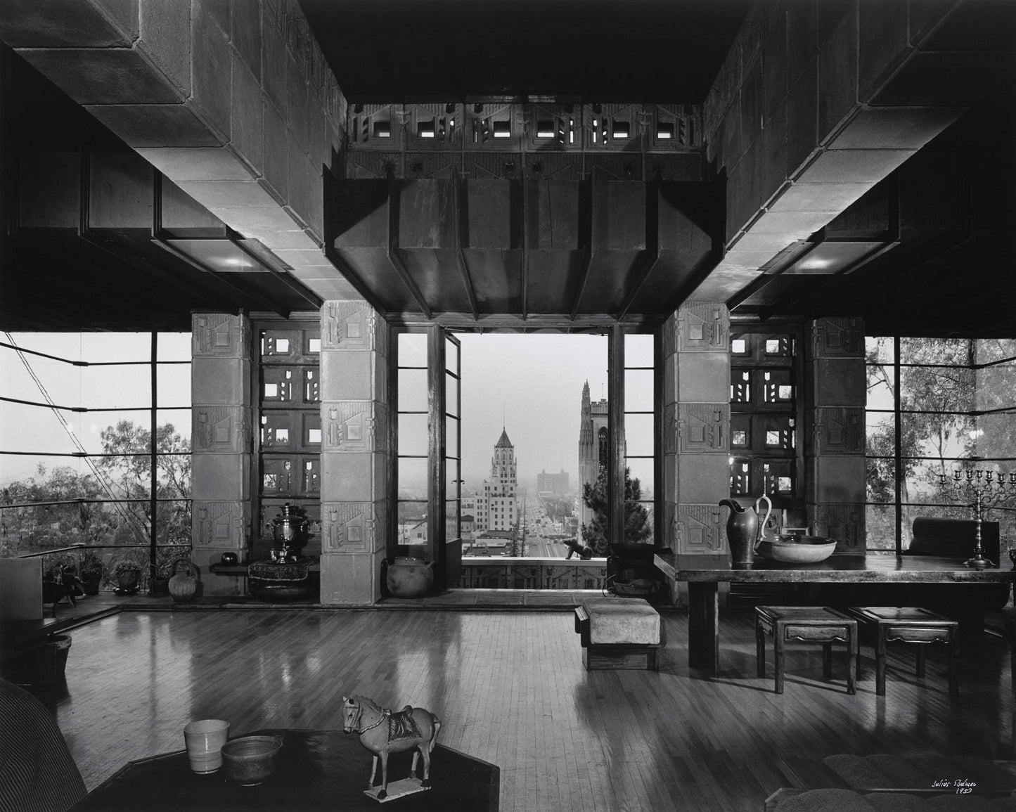 Julius Shulman. 'Wright, Freeman House'