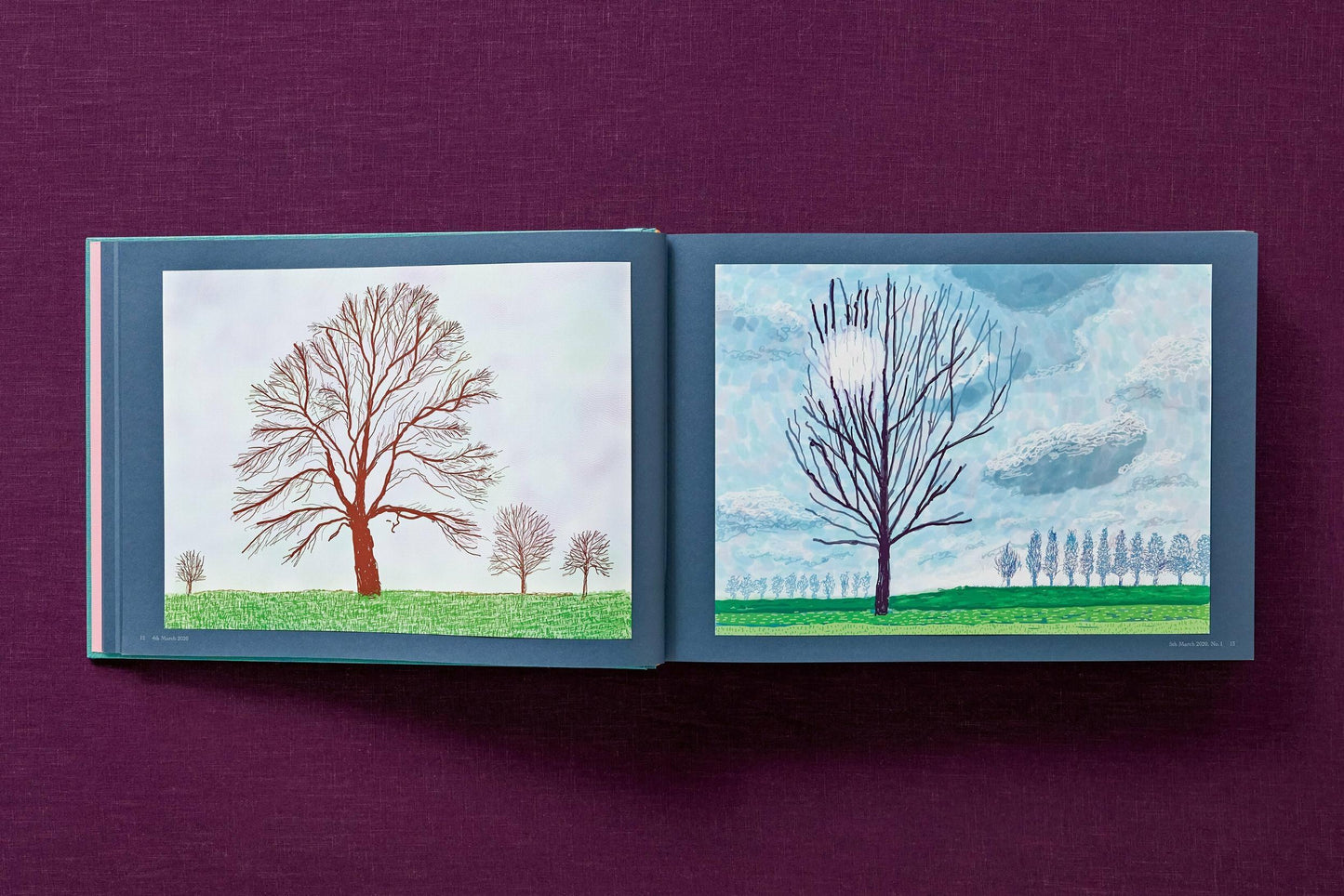 David Hockney. 220 for 2020. Art Edition No. 201–300 ‘Two Chairs and Rain on Window’ (English)