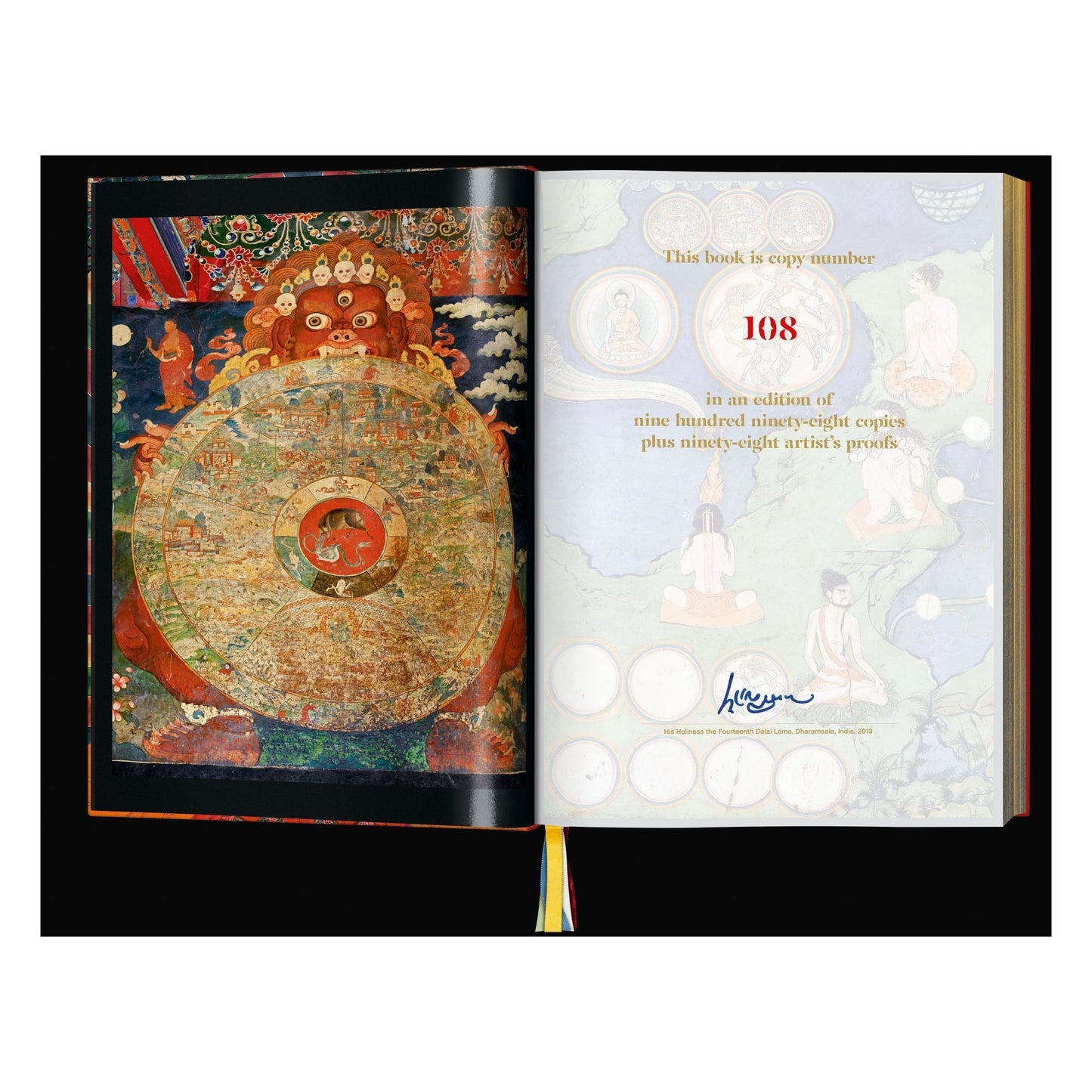 Thomas Laird. Murals of Tibet. Art Edition No. 41–80 ‘Green Tara, Gyantse Kumbum (ca. 1420)’ (English) (AP)