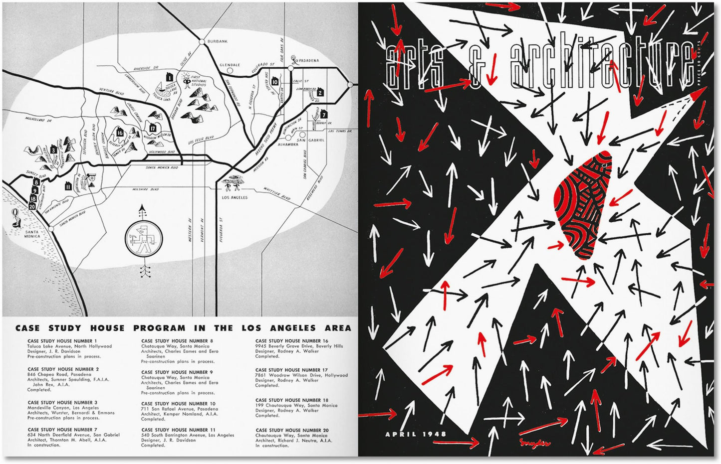 Arts & Architecture 1945-54. The Complete Reprint (German, French, English) (SA)