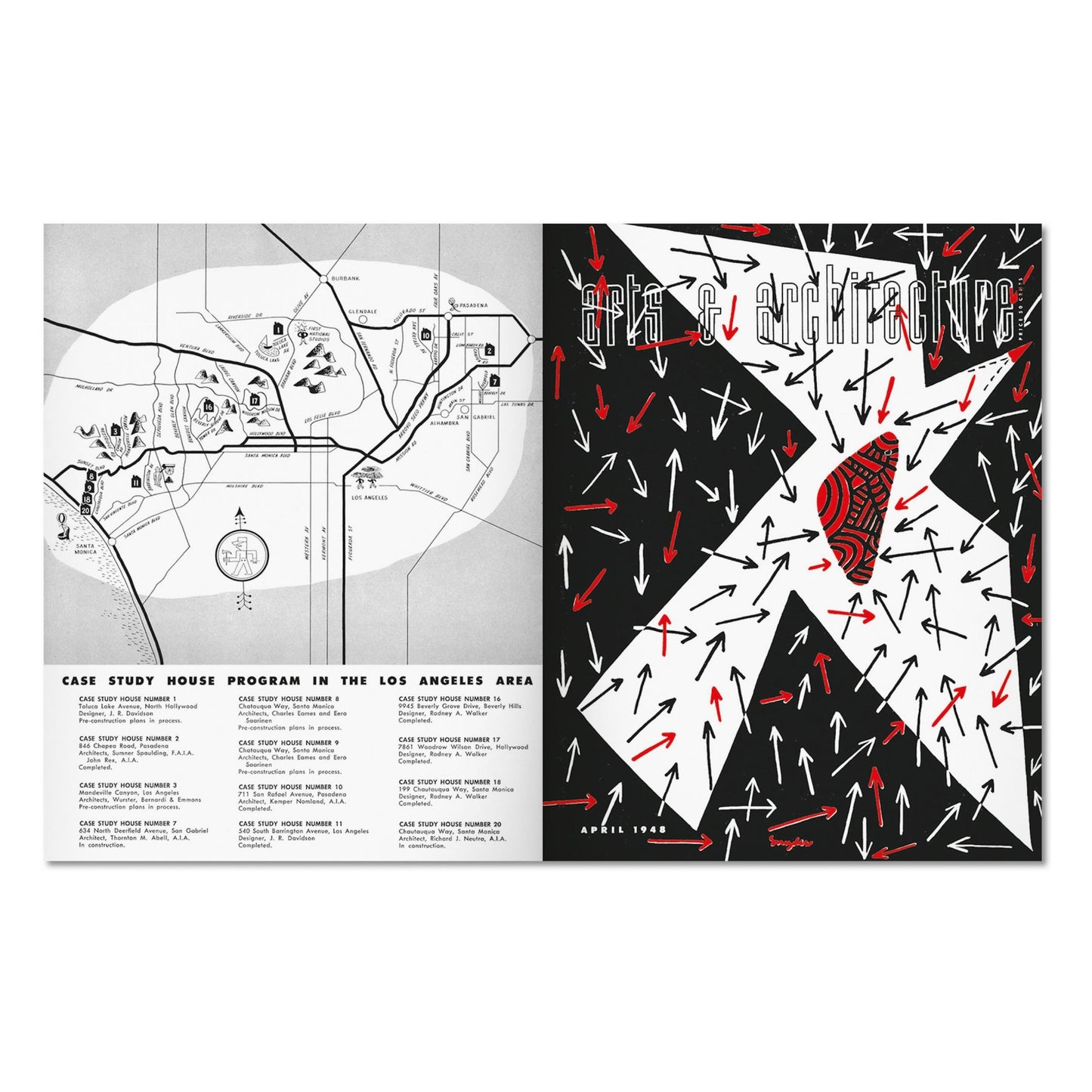 Arts & Architecture 1945-54. The Complete Reprint (German, Spanish, French, English)