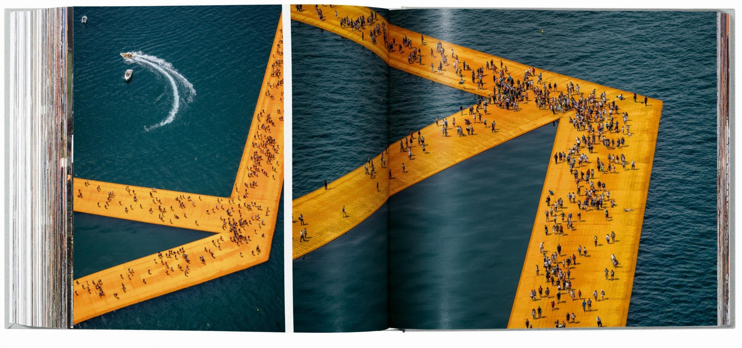 Christo and Jeanne-Claude. The Floating Piers. Art Edition No. 21–40 (Collage) (English, Italian)