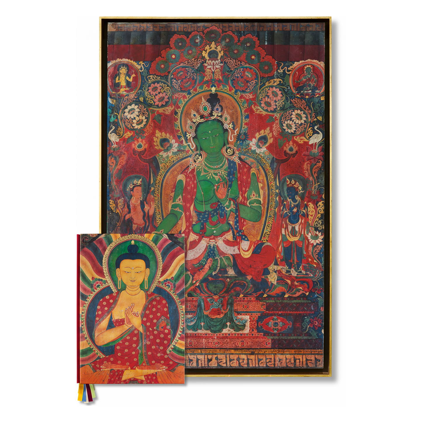 Thomas Laird. Murals of Tibet. Art Edition No. 41–80 ‘Green Tara, Gyantse Kumbum (ca. 1420)’ (English)