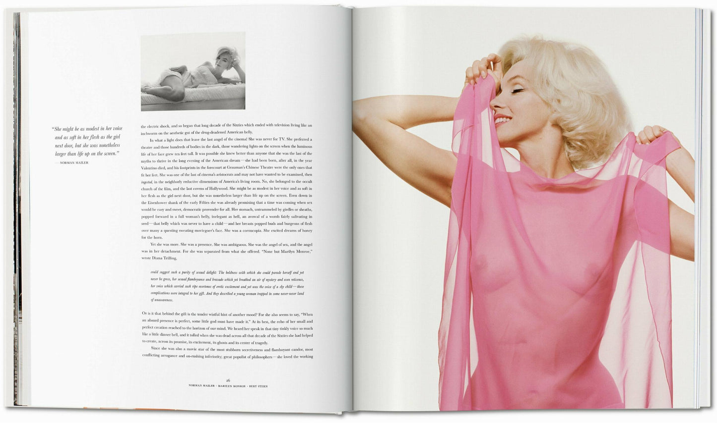 Norman Mailer. Bert Stern. Marilyn Monroe (English)