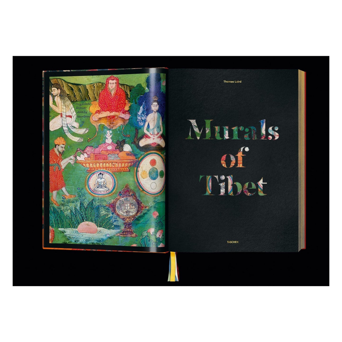 Thomas Laird. Murals of Tibet. Art Edition No. 41–80 ‘Green Tara, Gyantse Kumbum (ca. 1420)’ (English)