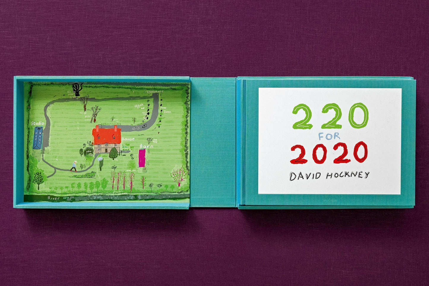 David Hockney. 220 for 2020. Art Edition No. 201–300 ‘Two Chairs and Rain on Window’ (English) (AP)