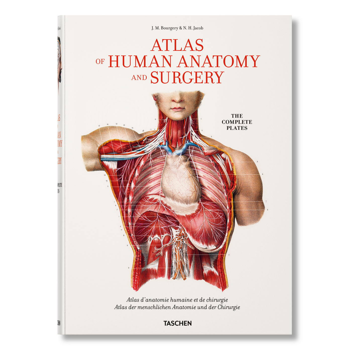 Bourgery. Atlas of Human Anatomy and Surgery (German, French, English)