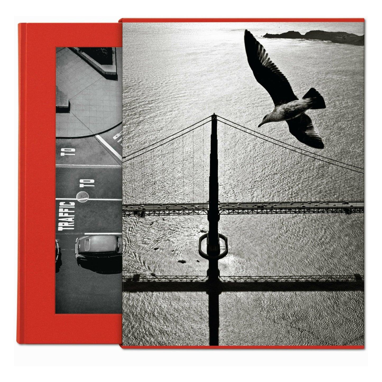 San Francisco. Portrait of a City, Art Edition No. 76–150 'Seagull over Golden Gate Bridge, early 1950s' (German, French, English) (AP)